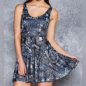 Blackmilk The Occult Reversible Skater Dress